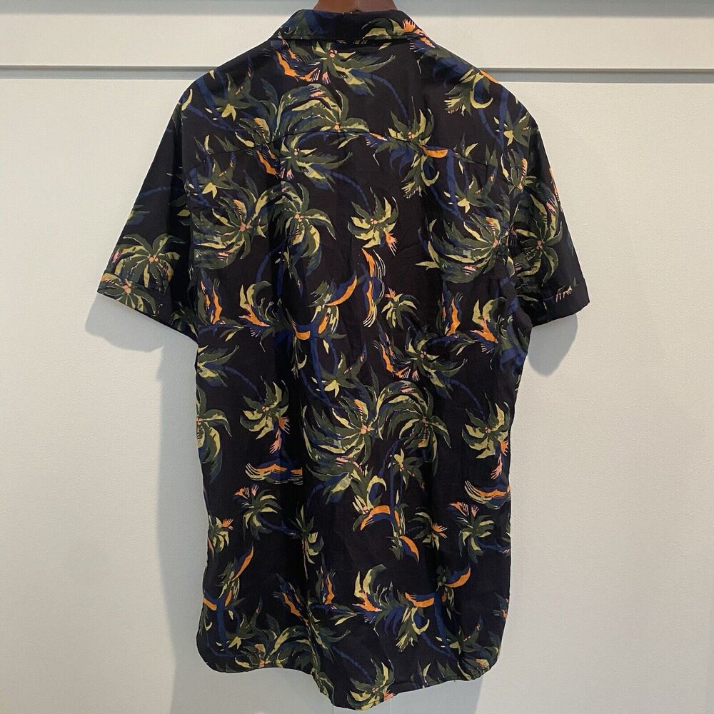 NOT FOR SALE Scotch & Soda Camp Shirt Men XXL Blue Poolside Hawaiian Tropical - Picture 8 of 14